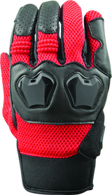 Speed and Strength Moment of Truth Gloves Red - Small