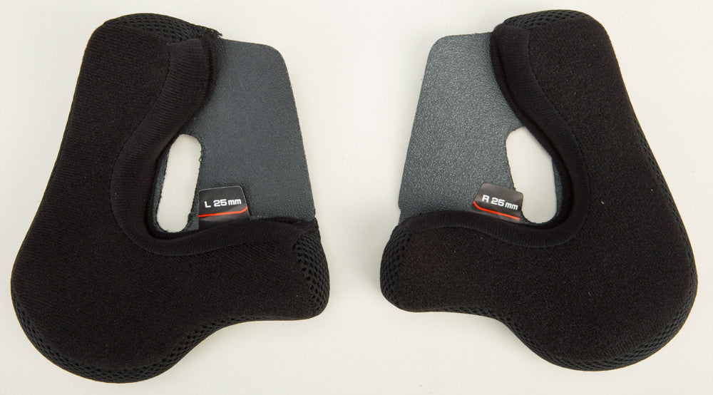 GMAX Cheek Pads 25mm Sm/Lg/Xl Stk Gm-46.2 G046203