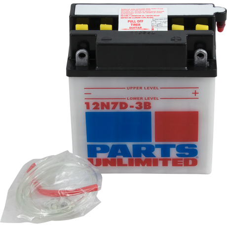 Parts Unlimited Conventional Battery 12n7d-3b