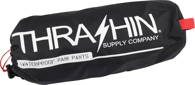 THRASHIN SUPPLY CO. Mission Rain Pants - Black - S/M TMJ-08-08