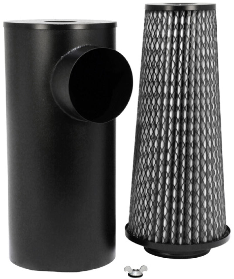 K&N Replacement Canister w/ Air Filter 9-3/4in D 24in H Reverse Flow - HDT 38-2001R