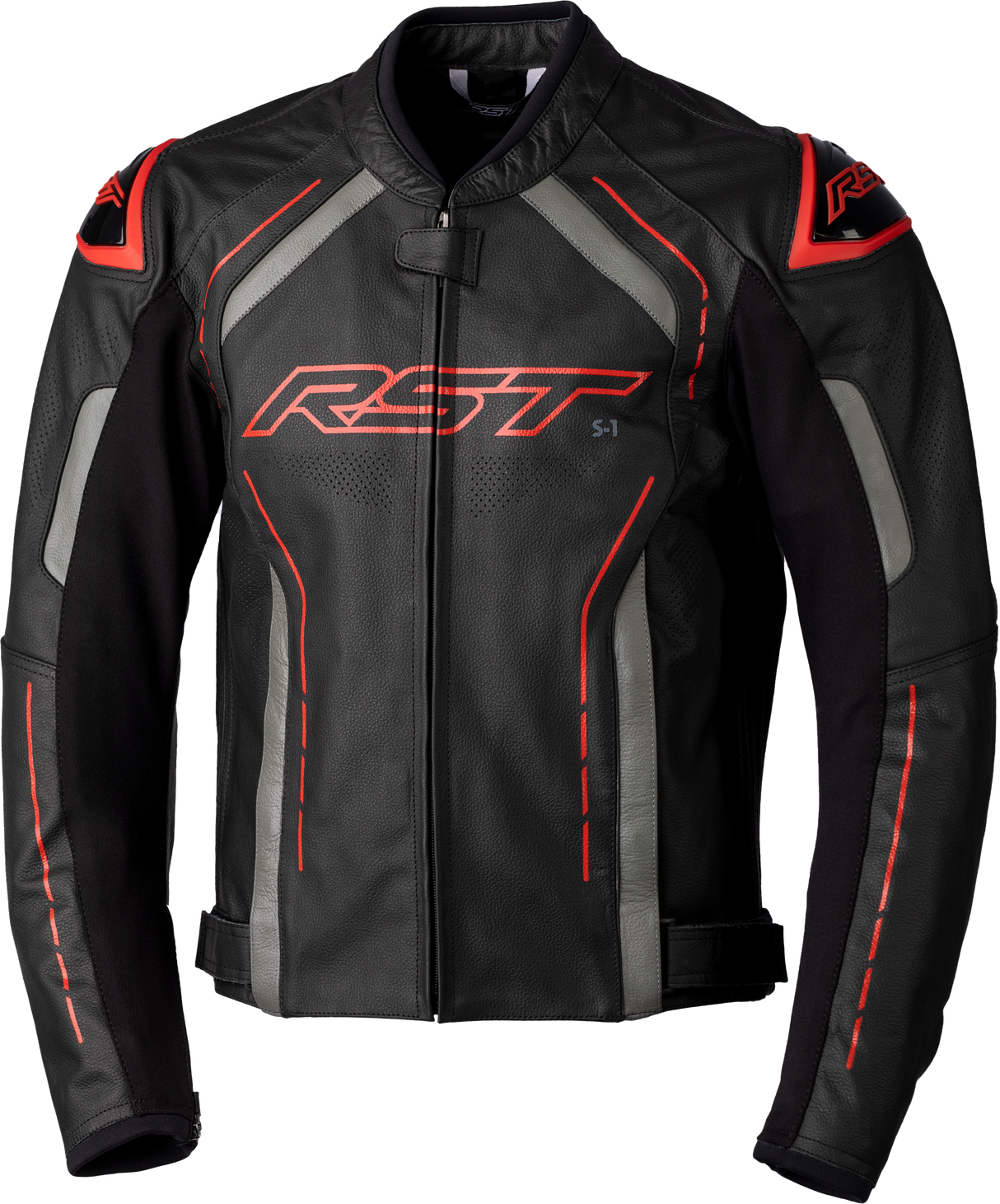 RST S1 Ce Jacket Black/Grey/Red  Leather 2xl 102977RED-48