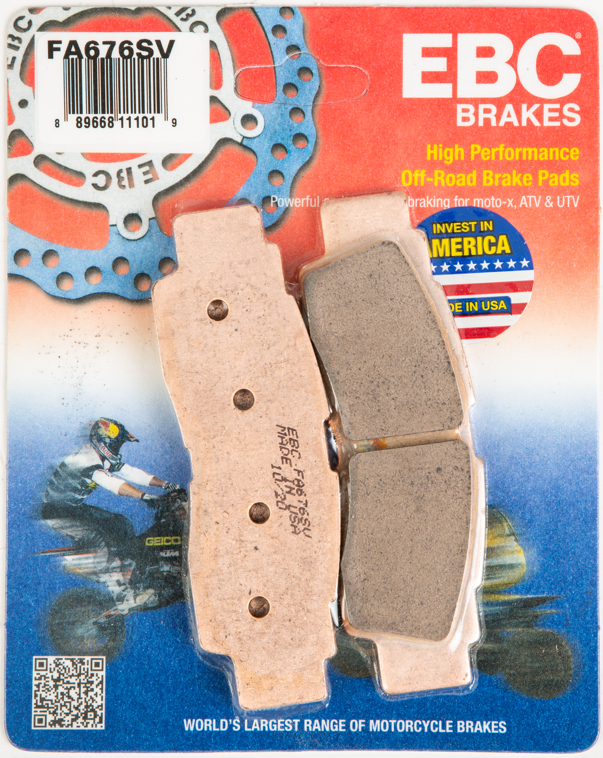 EBC Brake Pads Fa676sv Severe Duty Sv Series FA676SV