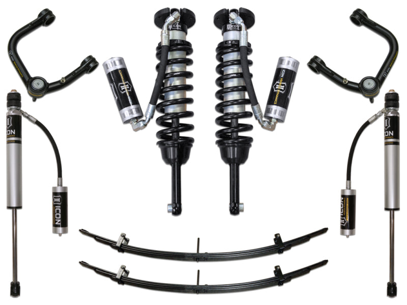 ICON 05-15 Toyota Tacoma 0-3.5in/2016+ Toyota Tacoma 0-2.75in Stg 4 Suspension System w/Tubular Uca K53004T