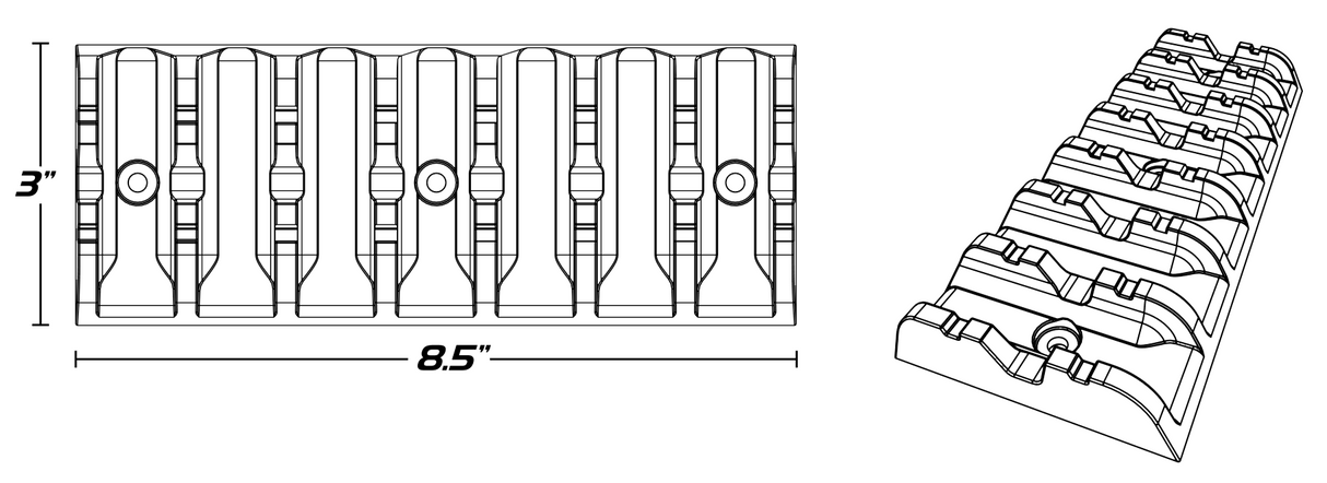 CALIBER Door Trailer Grip Set 13351