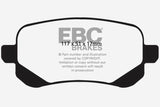 EBC 08-11 Chrysler Town & Country 3.3 Greenstuff Rear Brake Pads DP61840