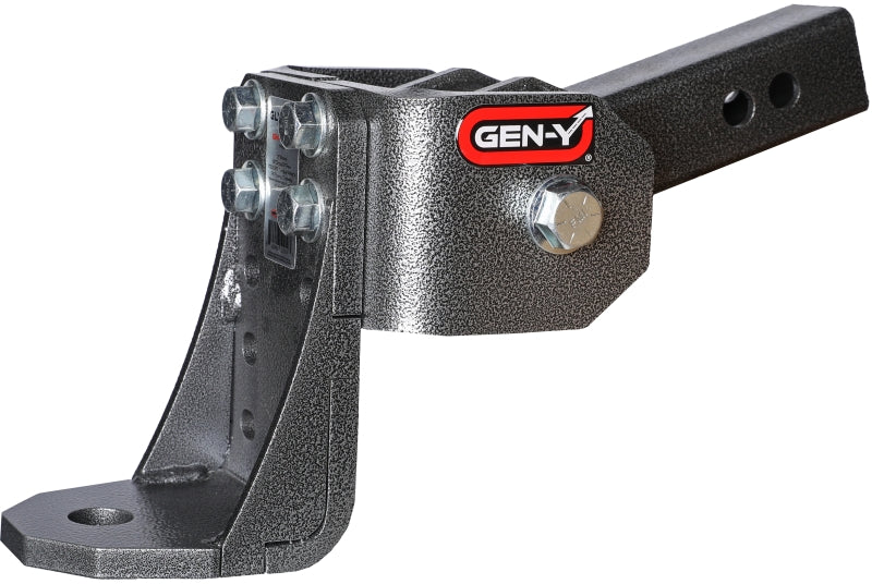 Gen-Y Glyder Torsion-Flex 2in Shank 6in Drop 7K Hitch w/Ball Platform/1in Diameter Mounting Hole GH-12005