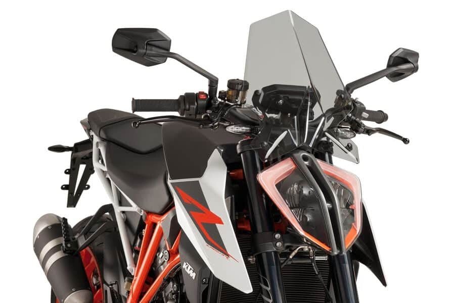 PUIG Windscreen Naked New Gen Sport Smoke 9692H