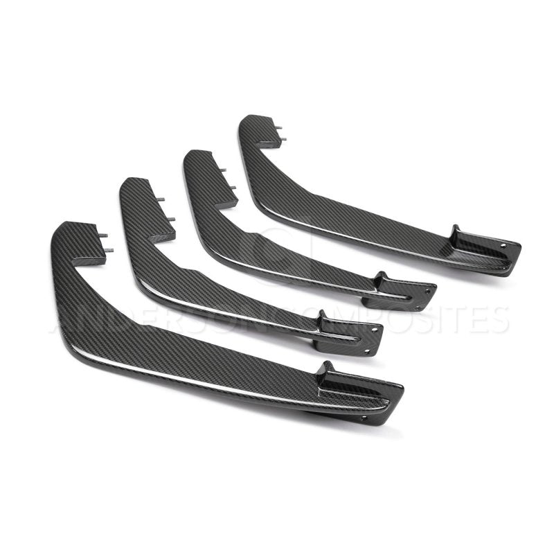 Anderson Composites 20-21 Chevrolet Corvette C8 Stingray Carbon Fiber Rear Diffuser Fins (Set of 4) AC-RDF20CHC8