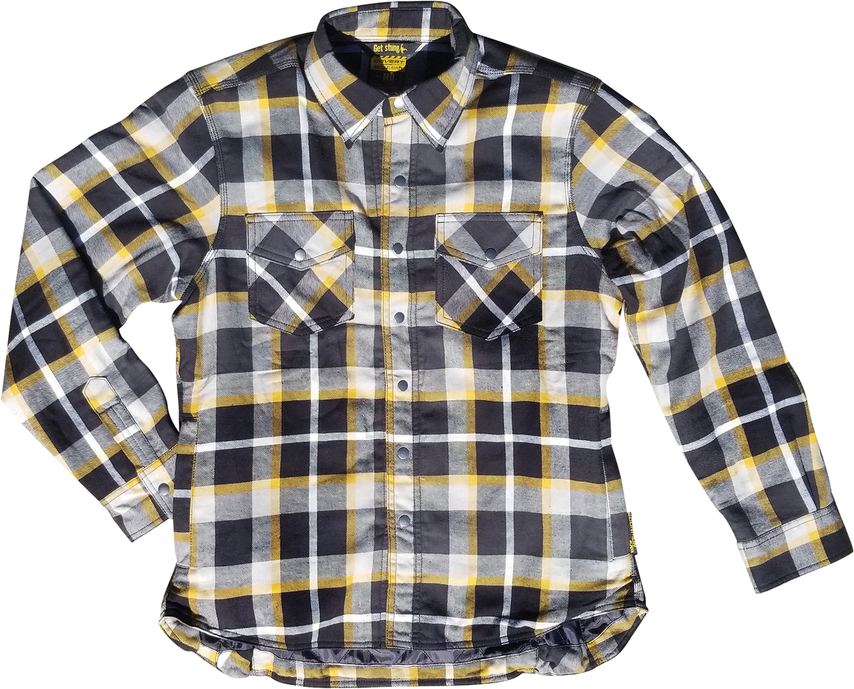 SCORPION EXO Women's Covert Flannel White/Yellow Sm 52231-3