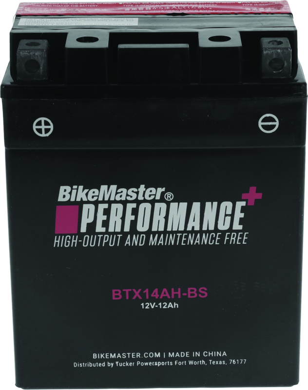 BikeMaster BTX14AH-BS Battery 781308