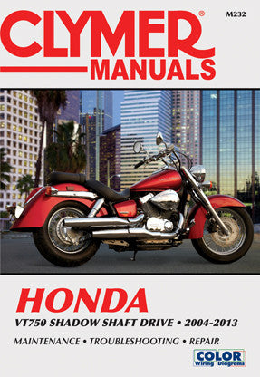 CLYMER Repair Manual Hon Vt750 Shaft CM232