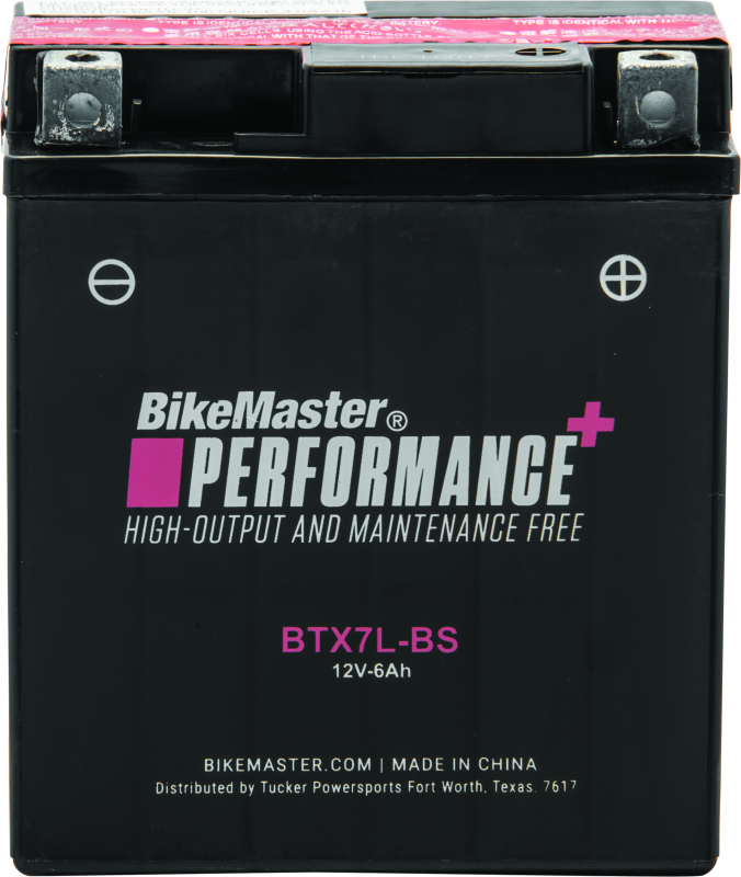 BikeMaster BTX7L-BS Battery 781318