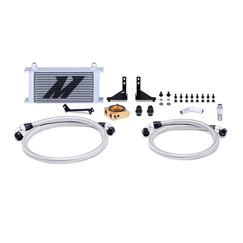 Mishimoto 14-16 Ford Fiesta ST Thermostatic Oil Cooler Kit - Silver MMOC-FIST-14T