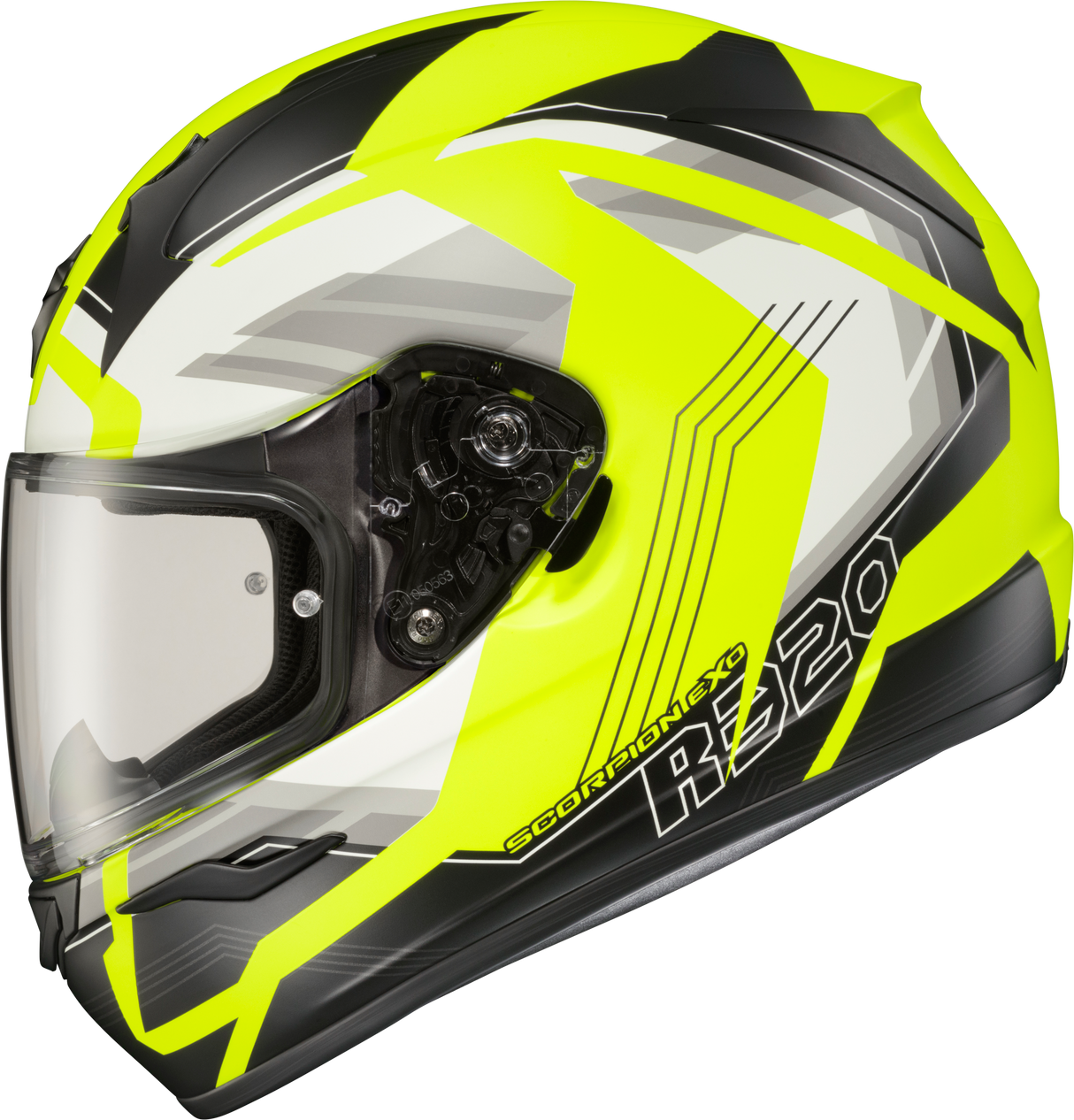 SCORPION EXO Exo-R320 Full-Face Helmet Hudson Hi-Vis Lg 32-2015