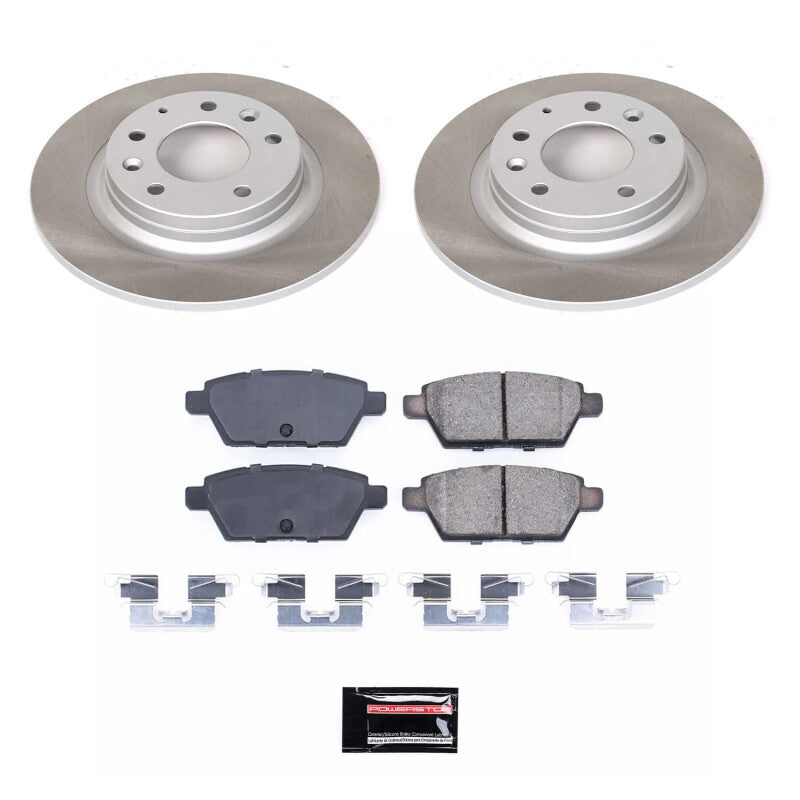 Power Stop 06-11 Mercury Milan Rear Semi-Coated Rotor Kit