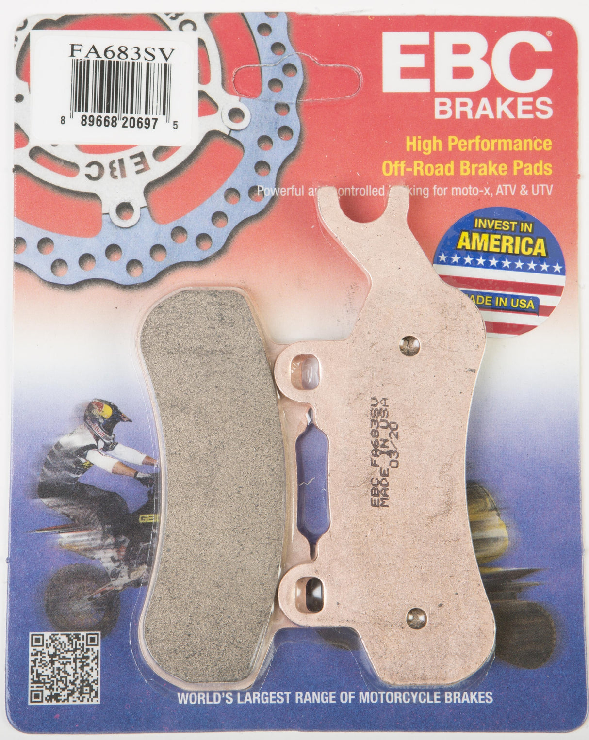 EBC Brake Pads Fa683sv Severe Duty Sv Series FA683SV