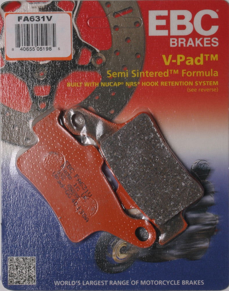 EBC Brake Pads Fa631v Semi-Sintered V Series FA631V