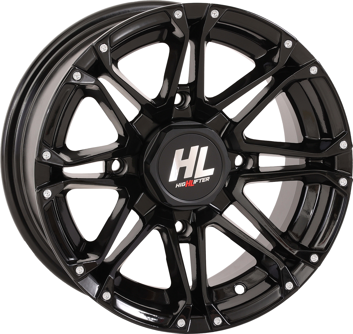 HIGH LIFTER Wheel - HL3 - Front/Rear - Gloss Black - 14x7 - 4/110 - 4+3 (+10 mm) 14HL03-1210