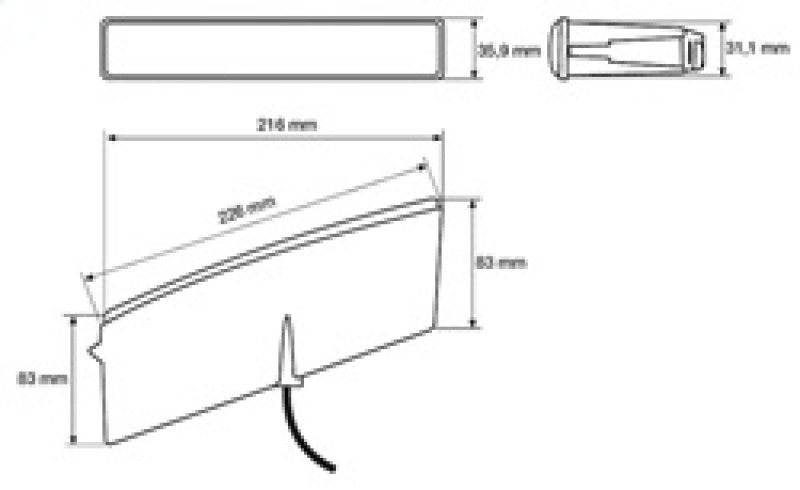 Hella LEDayLine Daytime Running Light Kit LA010043801