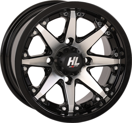 HIGH LIFTER Wheel - HL10 - Front/Rear - Gloss Black w/Machined - 12x7 - 4/110 - 4+3 12HL10-1110