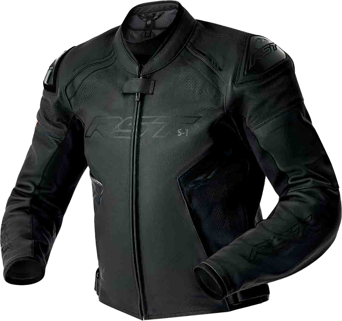 RST Womens S1 D3o Leather Jacket Black/White Sm 103626BLK-10