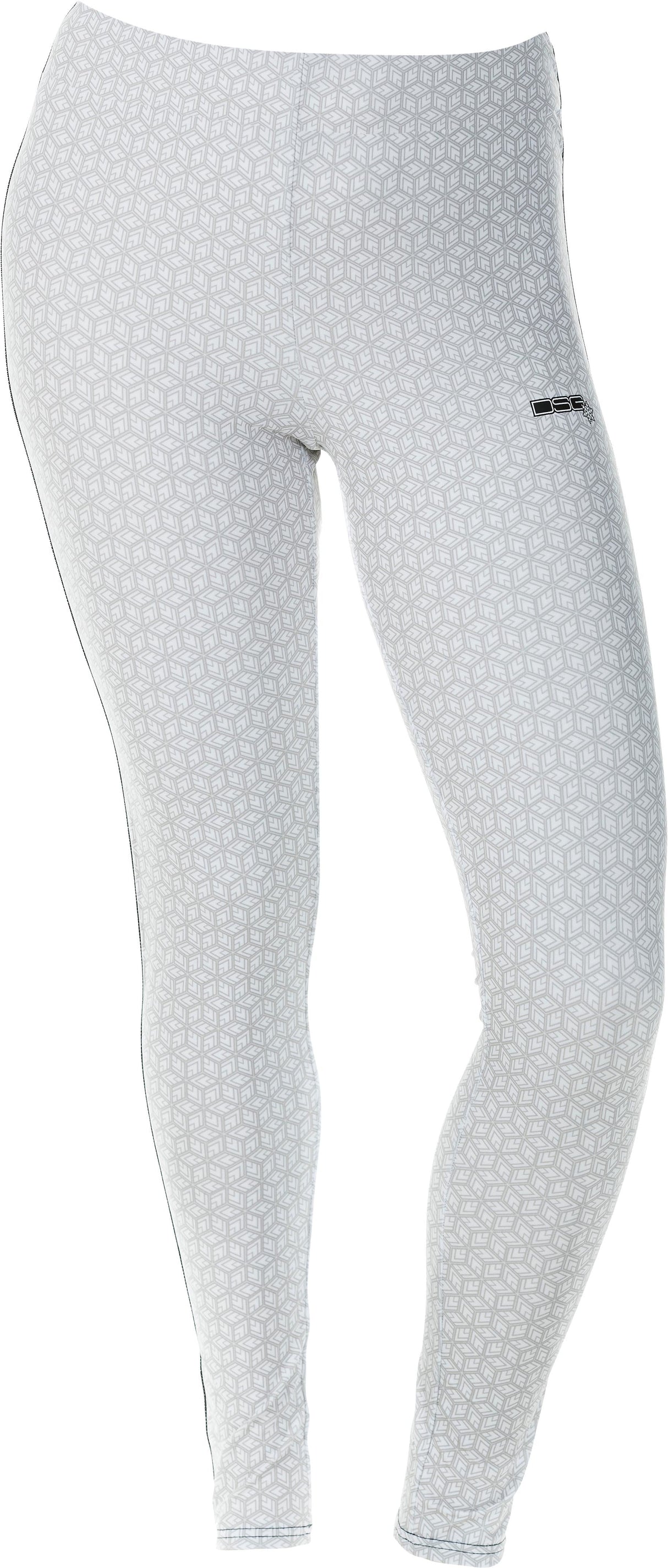 DSG D Tech Base Layer Pant White Snowflake Xl 98901