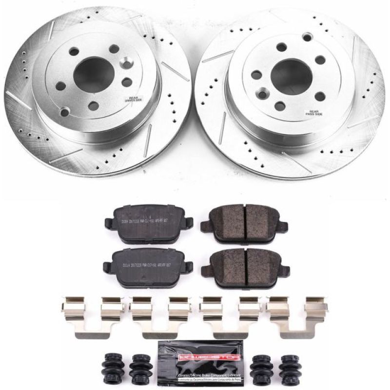 Power Stop 08-12 Land Rover LR2 Rear Z23 Evolution Brake Kit