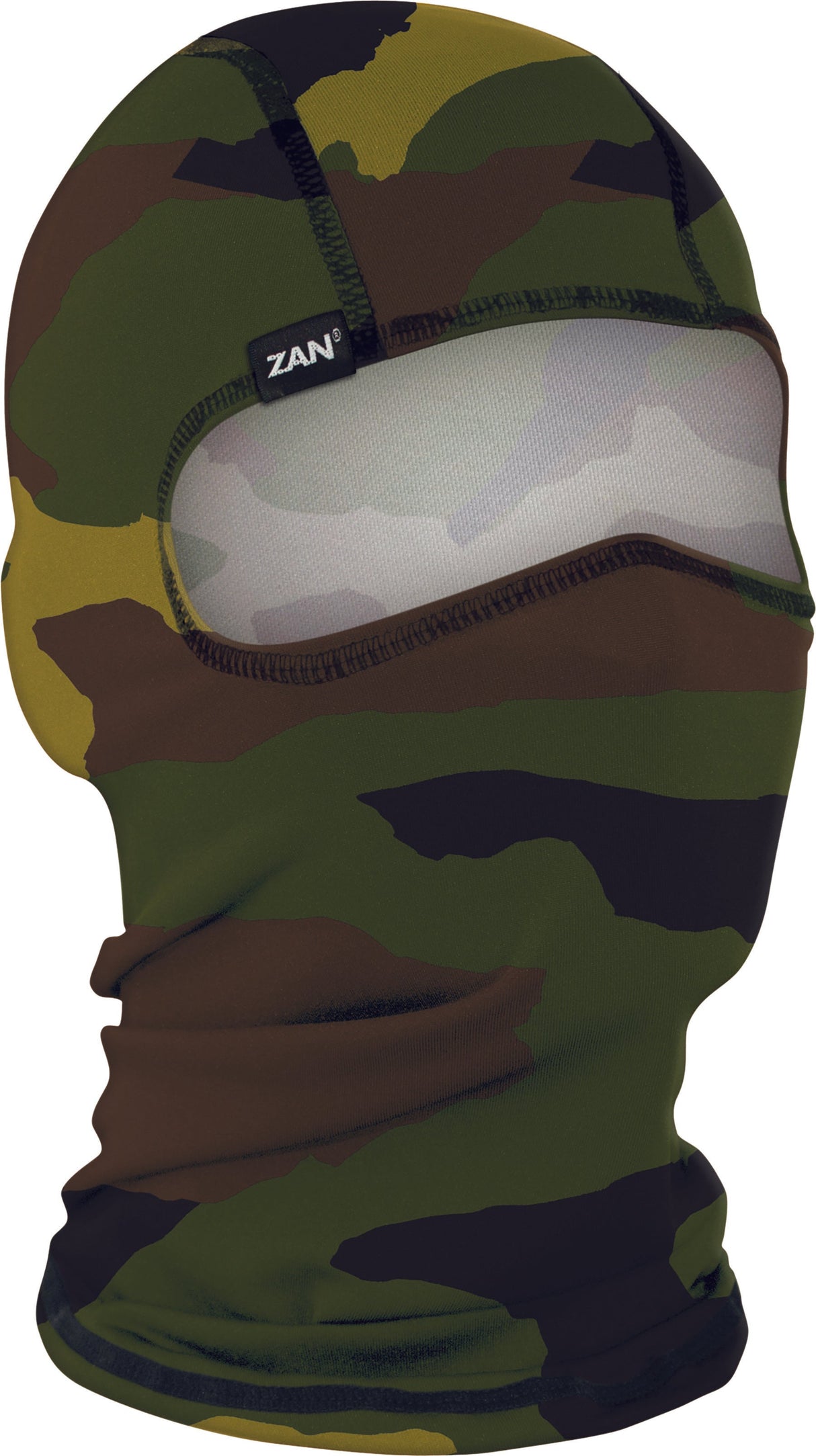 ZAN Balaclava Polyester Woodland Camo WBP118