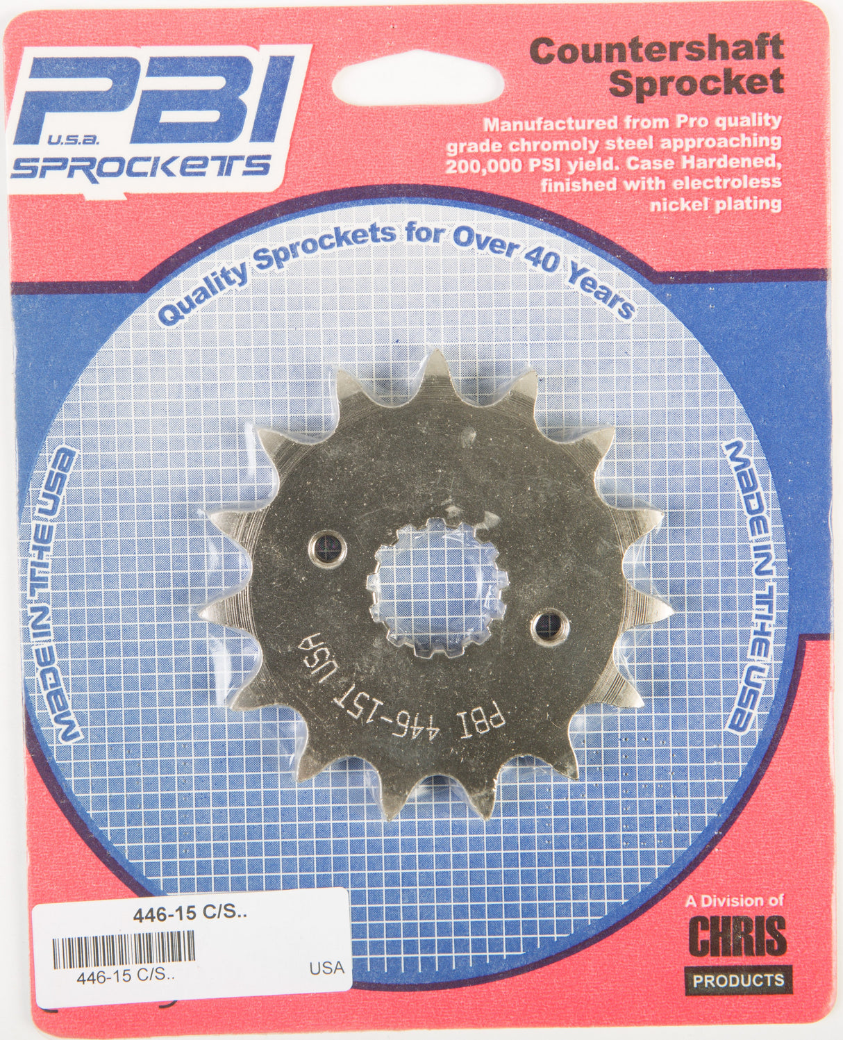 PBIFront Cs Sprocket Steel 15t-530 Kaw446-15