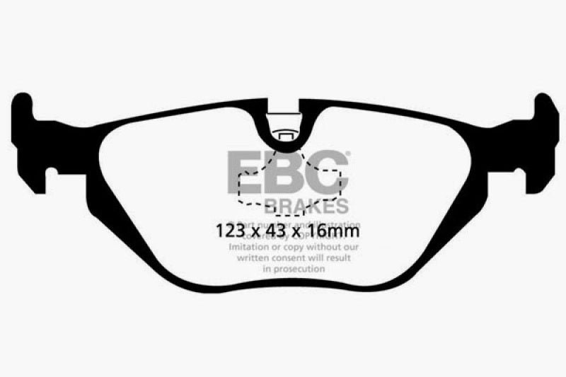 EBC 96-98 BMW Z3 1.9 Redstuff Rear Brake Pads DP31079C