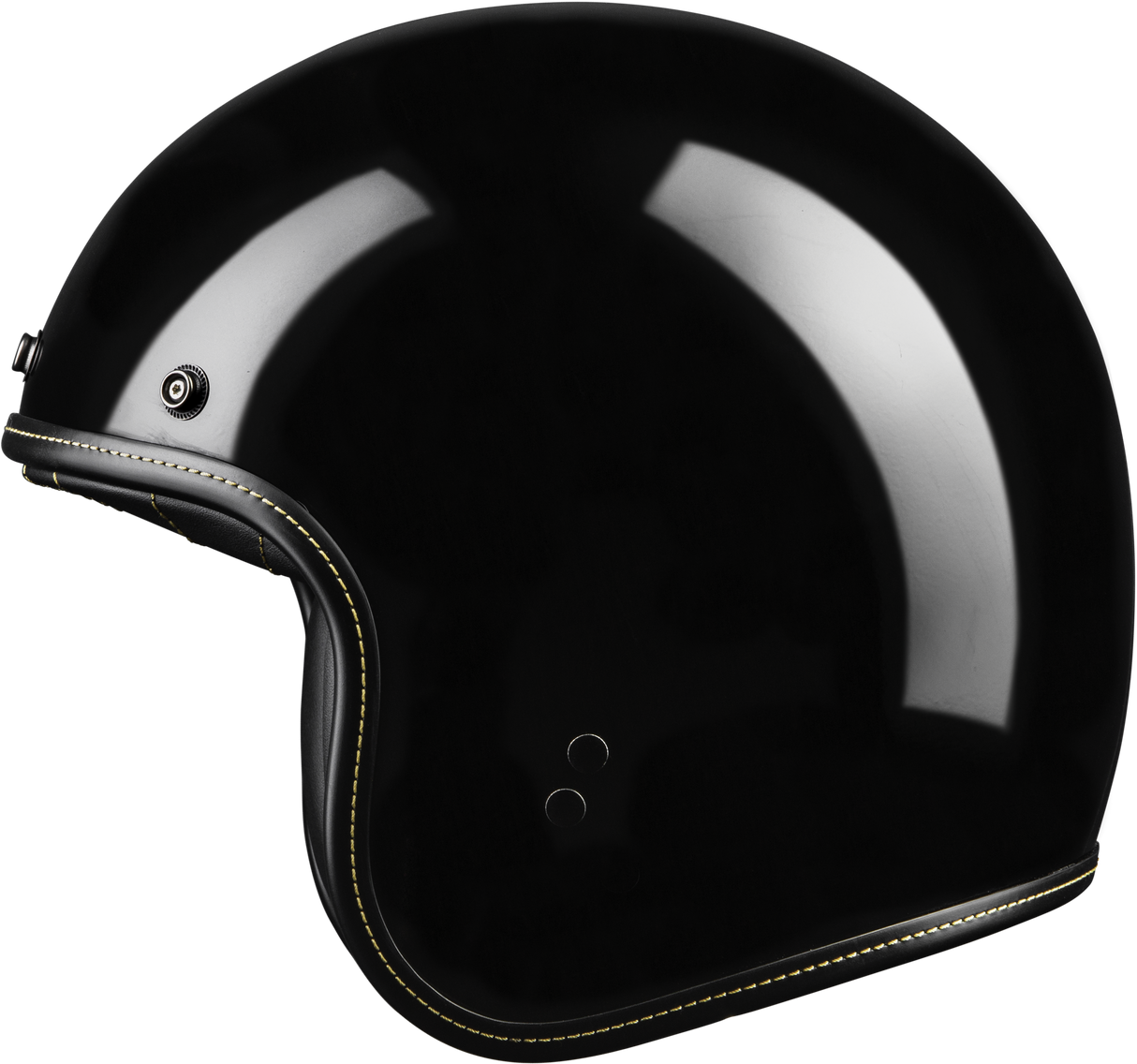 HIGHWAY 21 .38 Retro Helmet Gloss Black 2x F77-12002X