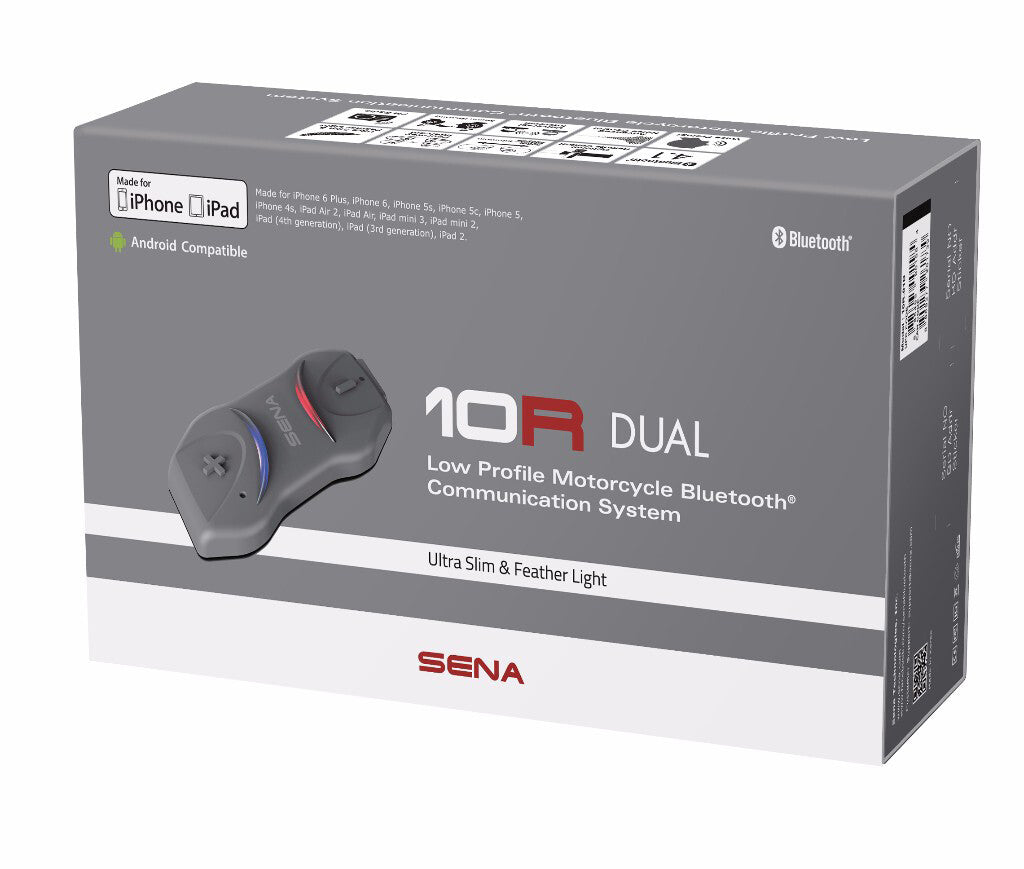 SENA 10r Low Profile Headset W/ Intercom Single 10R-02