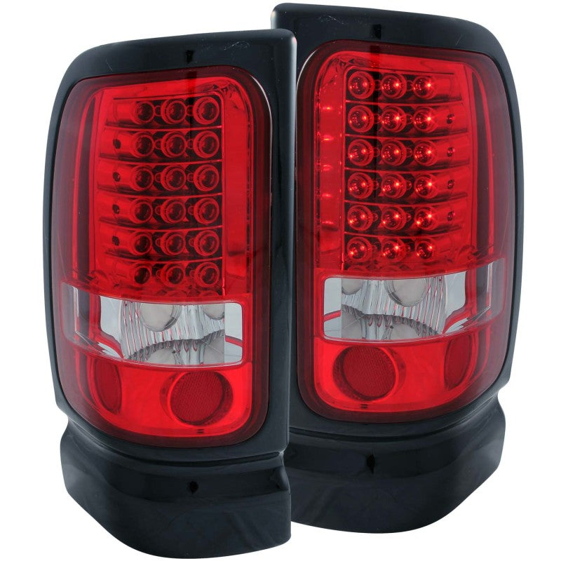 ANZO 1994-2001 Dodge Ram LED Taillights Red/Clear 311052