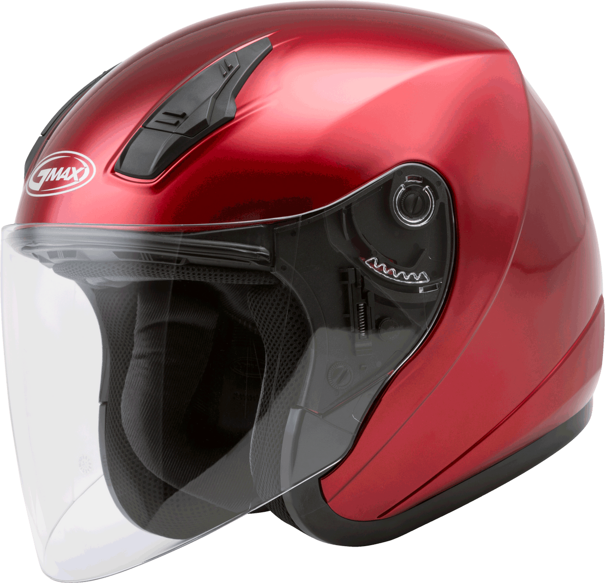 GMAX Of-17 Open-Face Helmet Candy Red Sm G317094N