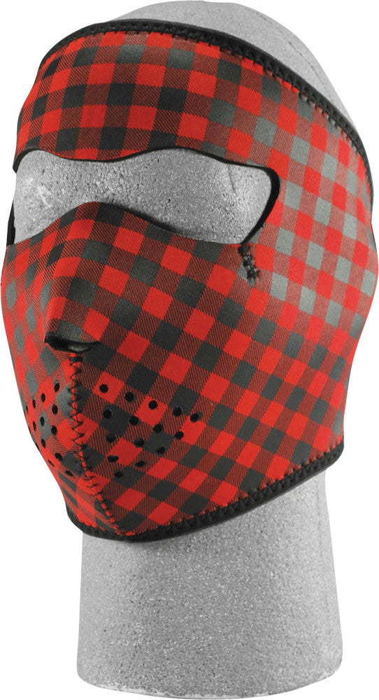 ZAN Full Face Mask (Buffalo Plaid) WNFM068