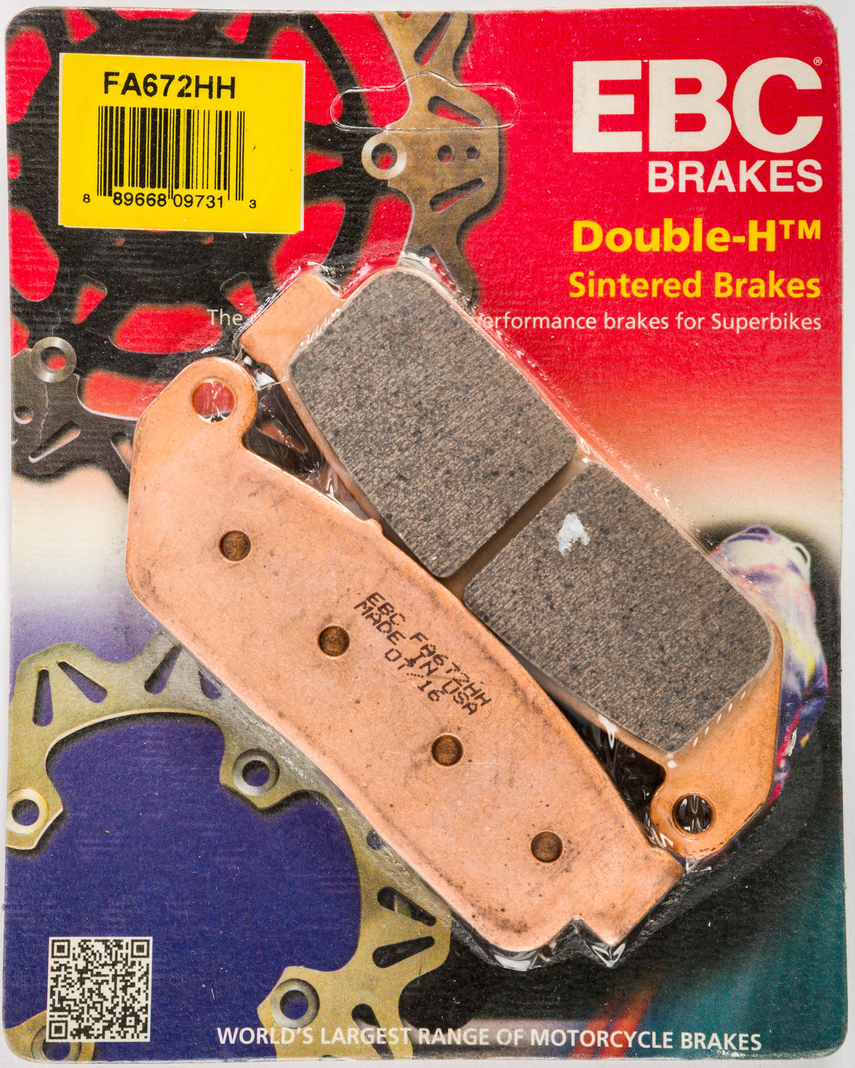 EBC Brake Pads Fa672hh Double-H Sintered FA672HH