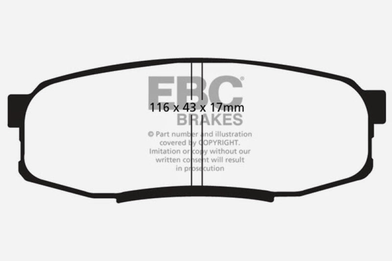 EBC Brakes Bluestuff Street and Track Day Brake Pads DP51816NDX