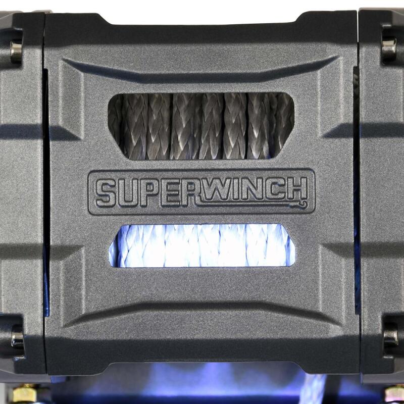 Superwinch 4500 LBS 12V DC 1/4in x 40ft Synthetic Rope Hawse Fairlead SP 45SR Winch 1145250