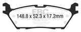 EBC 15+ Ford F150 2.7 Twin Turbo (2WD) Electric PB Greenstuff Rear Brake Pads DP63037