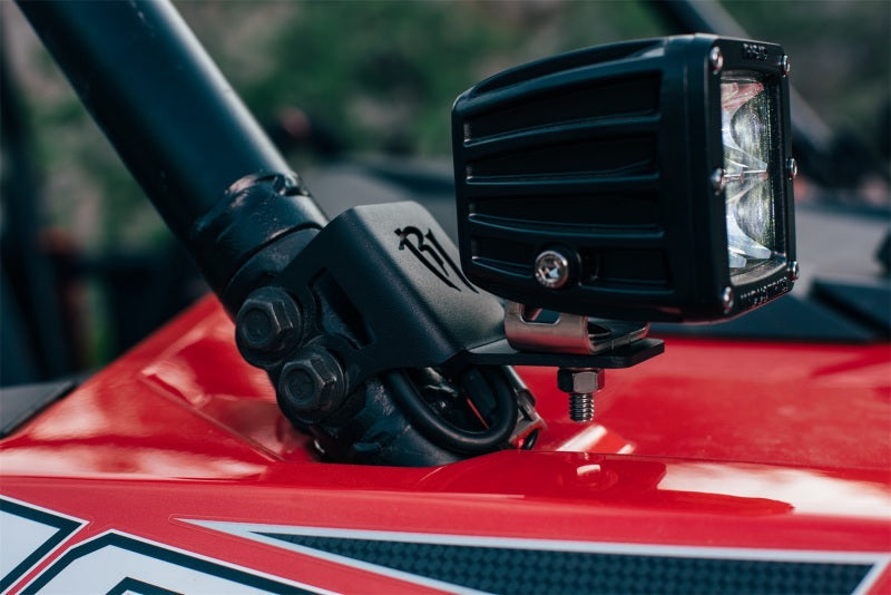 Rigid Industries 2014-2015 Polaris RZR XP1000 Single A Pillar D/DXL/SR-M/SR-Q-Series Mount Bracket 46526