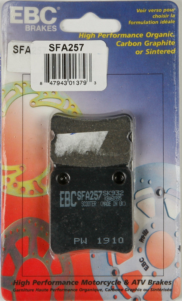 EBC Brake Pads Sfa257 Organic SFA257