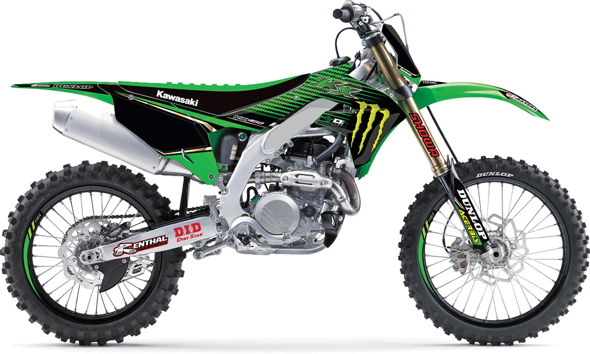 D-COR Graphic Kit 19 Monster Kaw Kxf 450 10-20-0759