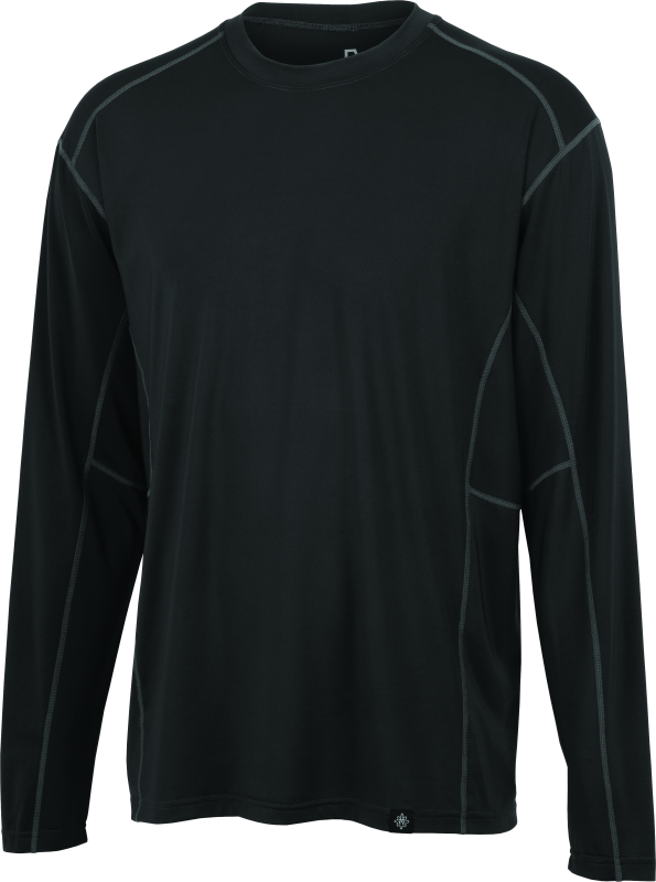 FIRSTGEAR Base Layer Shirt Lightweight Long-Sleeve Dark Grey - Large 527588