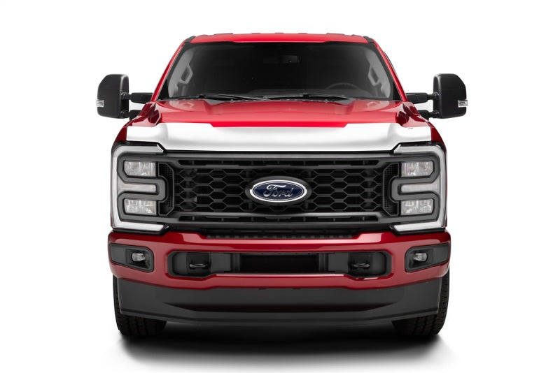 AVS 23-24 Ford F-250 Super Duty/F-350 Super Duty/F-450 Super Duty Aeroskin Hood Protector - Chrome 622235