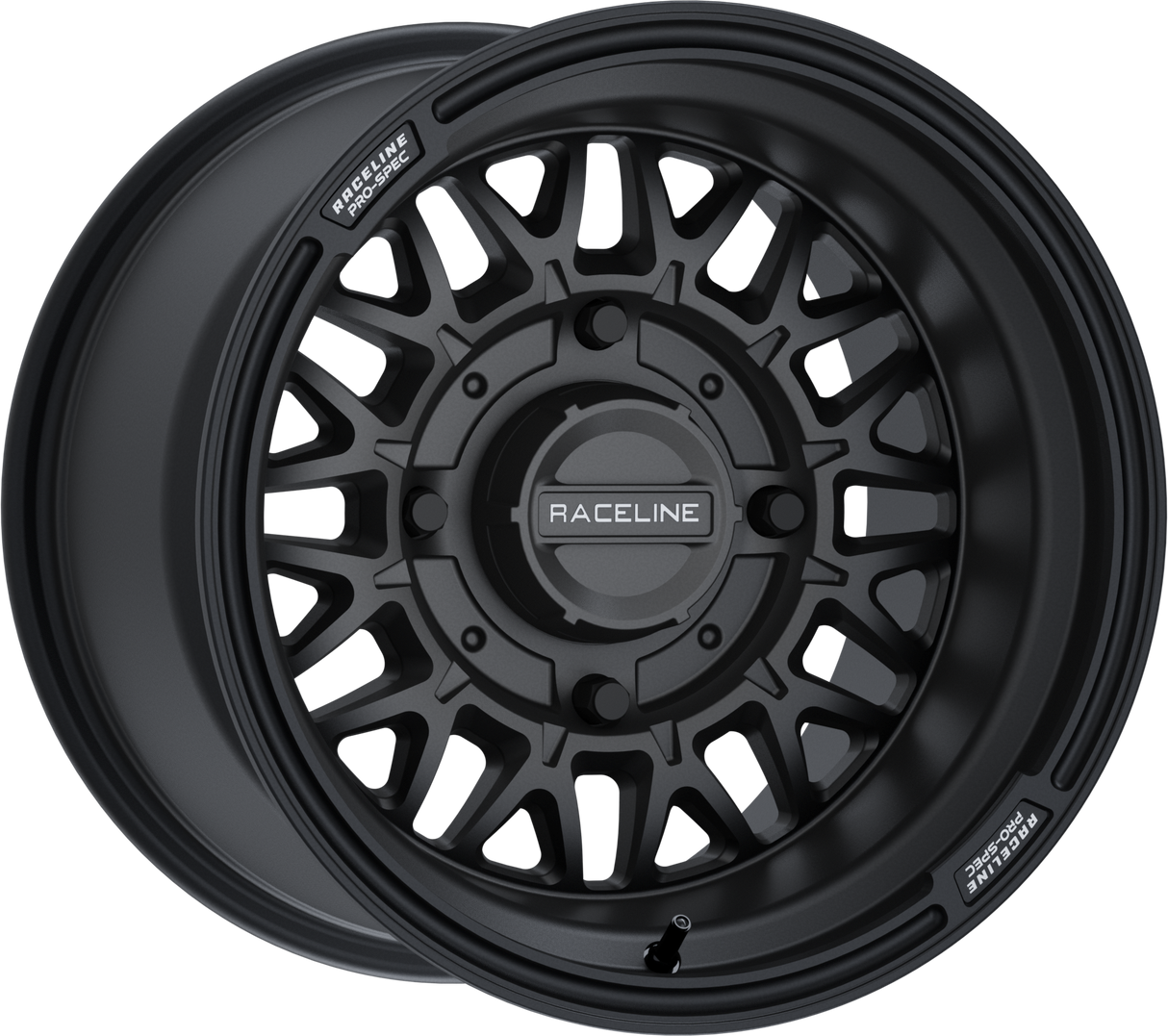 RACELINE Raceline Omega 15x10 4/137 5+5 (0mm) Satin Black A13B-51037-00