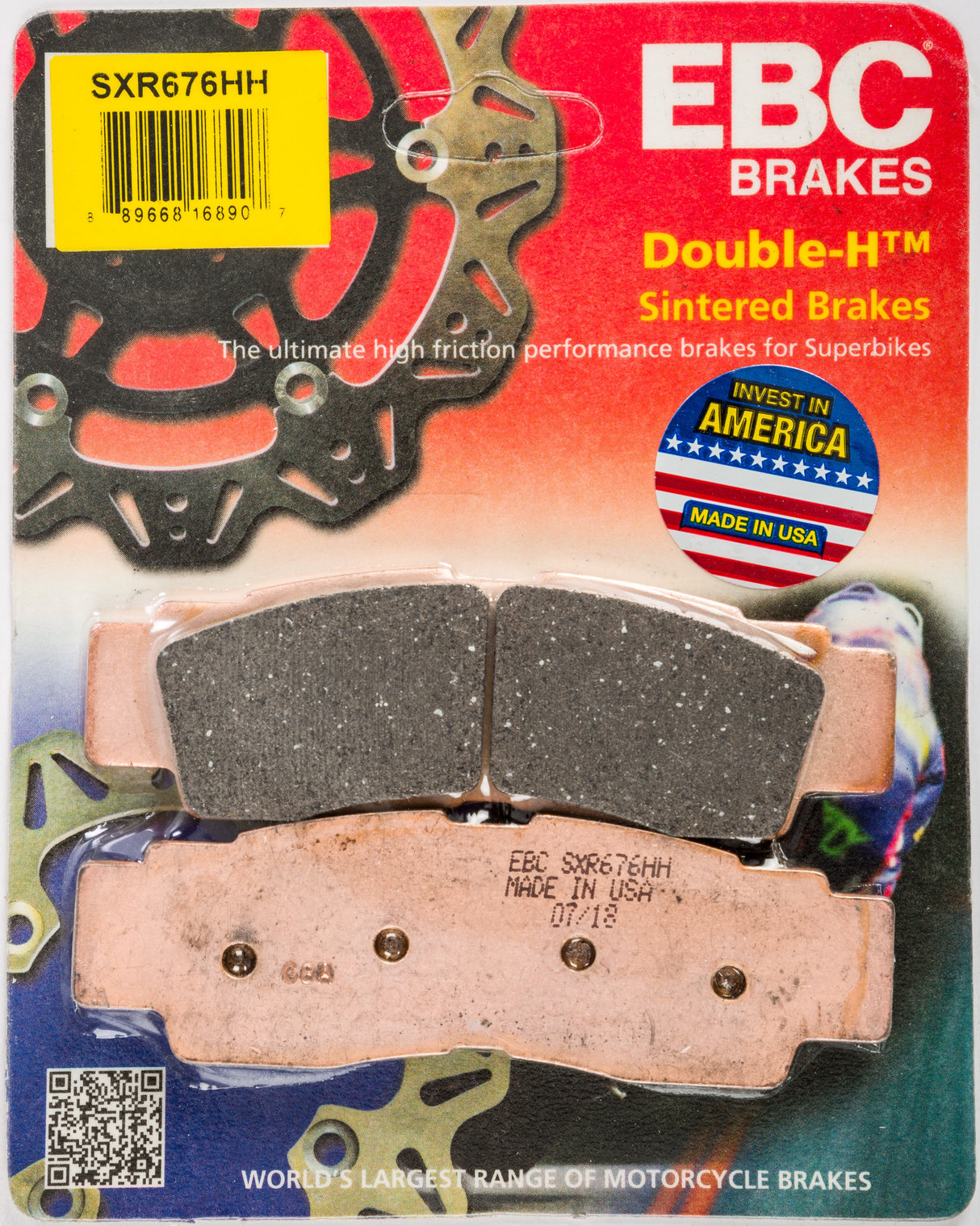 EBC Brake Pads Sxr676hh Sintered Sxr Series SXR676HH