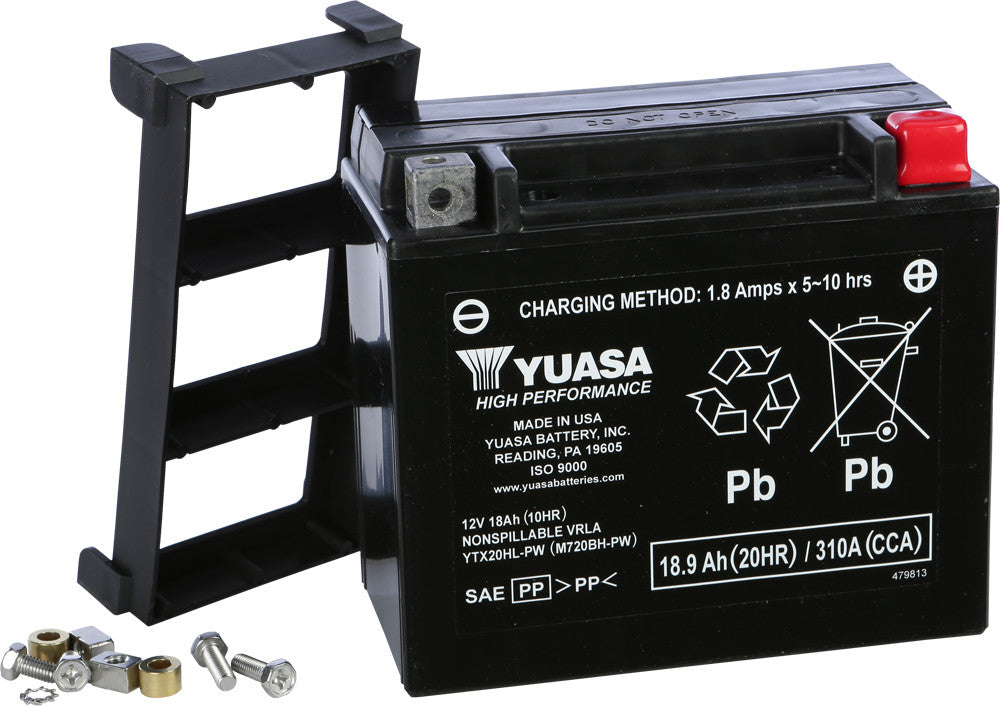 YUASA Battery Ytx20hl-Pw Sealed Factory Activated YUAM720BH-PW