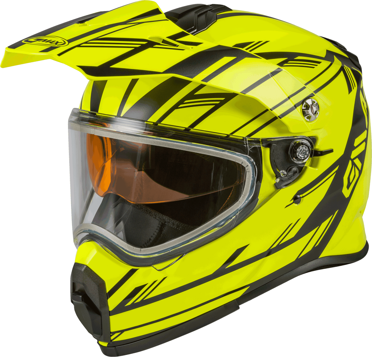 GMAX At-21s Adventure Epic Snow Helmet Matte Hi-Vis/Black Lg G2211746