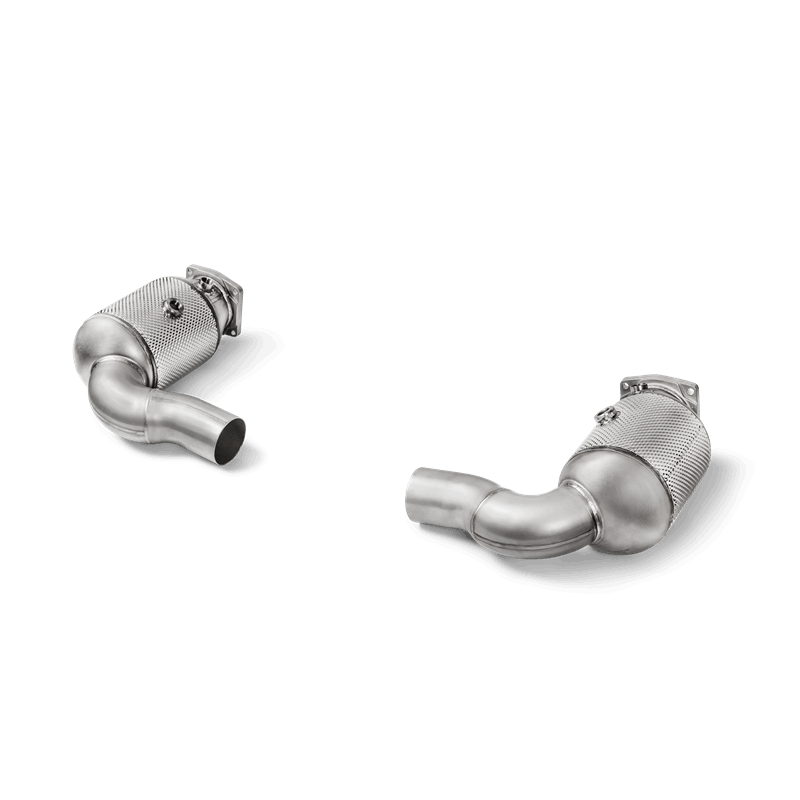 Akrapovic 16-17 Porsche 911 Turbo/Turbo S (991.2) Link Pipe Set w/ Cat (SS) L-PO/SS/2H